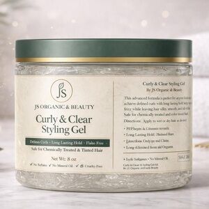 JS Organic & Beauty Curly & Clear Styling Gel